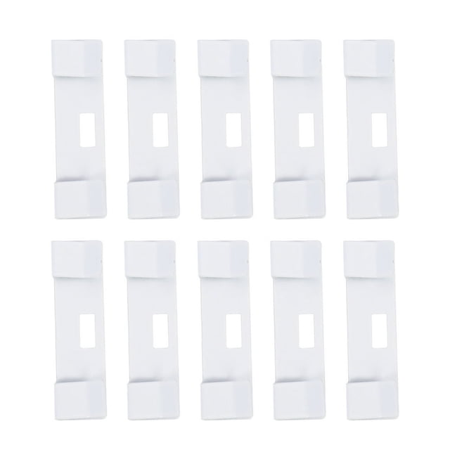 EIGTHTAIL 10 Pcs Onglets de Réparation pour Stores Verticaux Remplacement Accessoires de Clip de Rideau pour Fenêtre