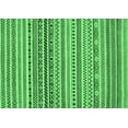 thumbnail image 1 of Ahgly Company Indoor Rectangle Abstract Emerald Green Modern Area Rugs, 8' x 10', 1 of 4