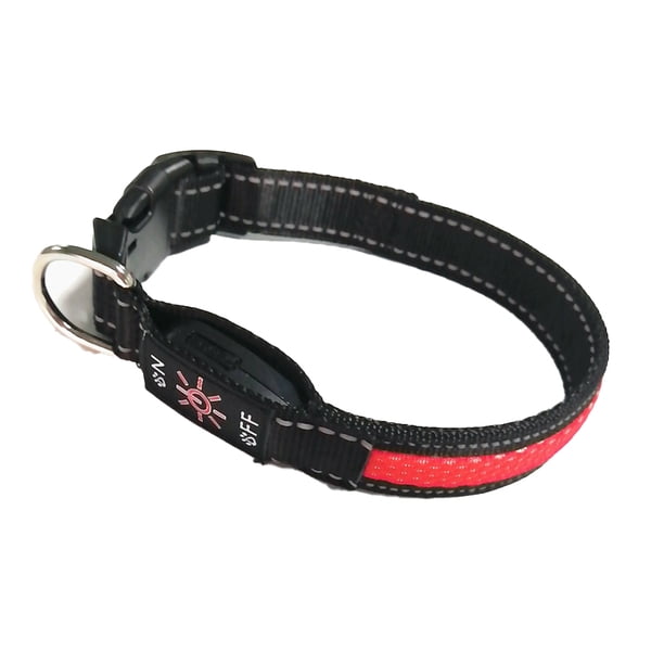 Collares emisores de luz recargables USB ajustables para mascotas, perros pequeños y gatos MFZFUKR CPB-US-YY308-3