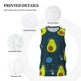 thumbnail image 3 of Pofeuu Avocado in Space Print Basketball Jersey, Shirts for Men Youth Basketball Jersey Crew Neck-4X-Large, 3 of 6