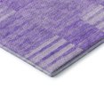 thumbnail image 4 of Addison Rugs Mayfield Washable Transitional Striped Lavender Rectangle Rug, 3' x 5', 4 of 6