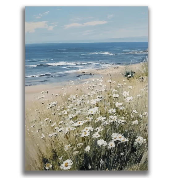 Mosflare Diamond Art Painting Kit-Ocean View,14x14 inch,HD Canvas Full Drill Gem Art,DIY Craft Home Wall Decor and Gift