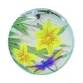 thumbnail image 3 of Alpine Corporation Hanging Glass Bird Feeder with Flowers & Dragonfly, Multicolor, 3 of 3
