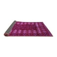thumbnail image 2 of Ahgly Company Indoor Round Abstract Purple Modern Area Rugs, 3' Round, 2 of 4