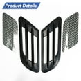 thumbnail image 4 of Universal Car Air Flow Fender Side Intake Vent Decor Decoration Sticker Grille, 4 of 5