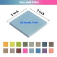 thumbnail image 3 of Yostony Multicolor Pop-Up Sticky Notes for Dispenser, 3'' x 3'' Memo Pads, 16 Pack, 3 of 4