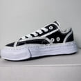 thumbnail image 2 of Maison Mihara Yasuhiro Peterson Overhanging Canvas Low Top in Black, 2 of 5