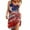 Red, variant on OAVQHLG3B Womens Dresses Sun Dresses Women Summer Casual 4th of July Outfits American flag Casual Round Neck Leisure And Entertainment Sling Digital Print Mini Dress