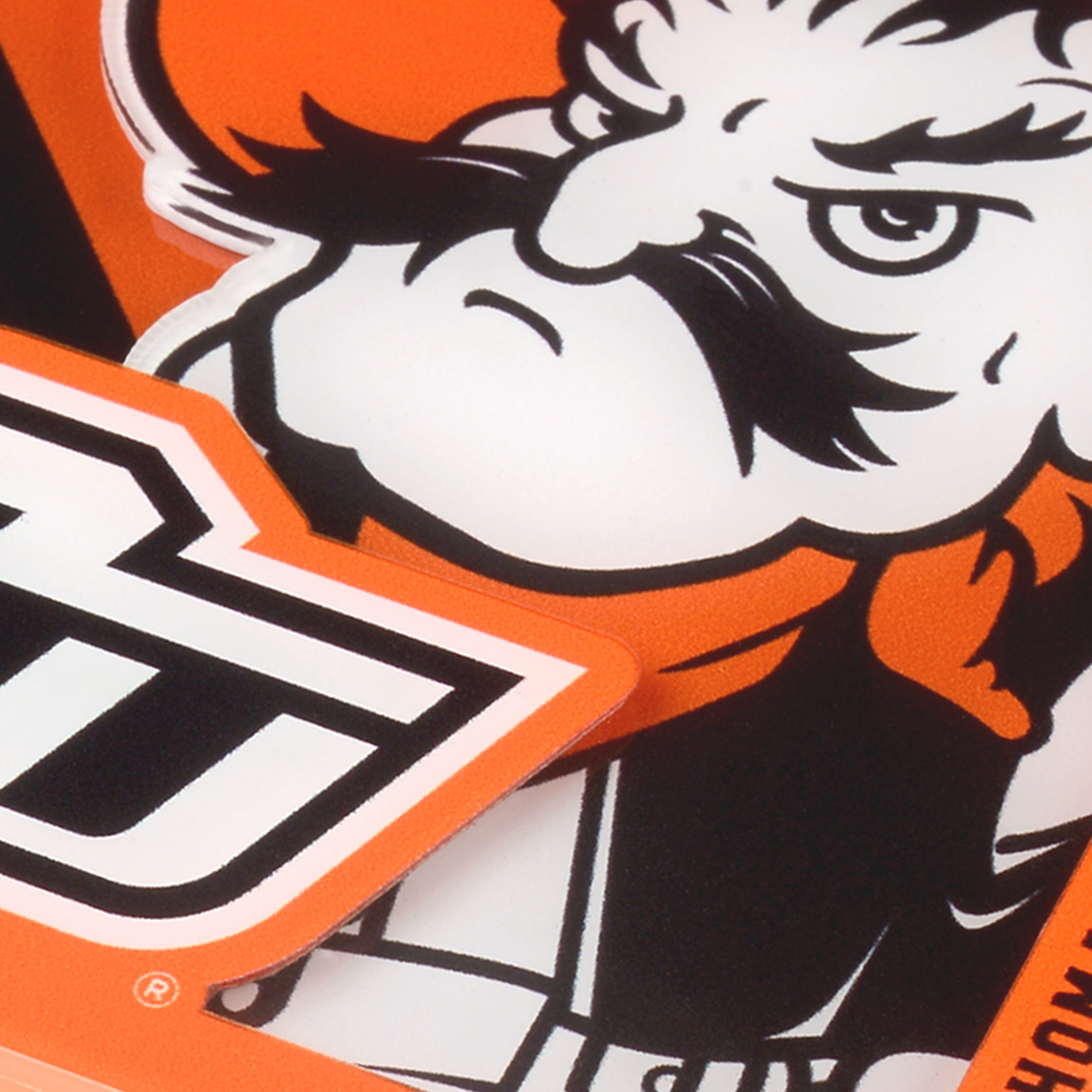 YouTheFan NCAA Oklahoma State Cowboys 3D-LSC 3D Logo Series Coasters - Pack of 2