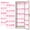 Color 3, variant on 2 Pcs School Locker Magnetic Wallpaper 12" x 36" Rustic Floral Pink White Daisies Butterflies Distressed Wooden Reusable Removable Locker Accessories Back to School Supplies