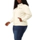 thumbnail image 4 of Chaqueta de mezclilla para mujer de tallas grandes Agnes Orinda, con botones y costuras, abrigo de mezclilla lavado 5X color beige claro, 4 of 8