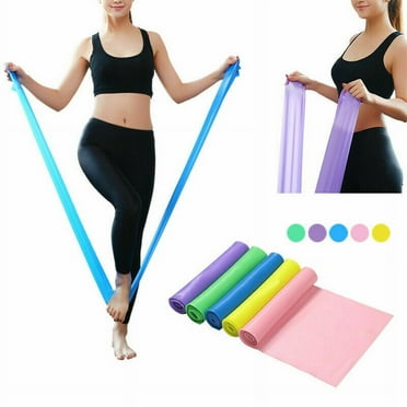 Resistance Bands Elastic Exercise Bands Set for Recovery, Physical Therapy, Yoga, Pilates, Rehab,Fitness,Strength Training 5 PACK