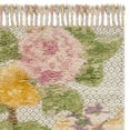 thumbnail image 2 of SAFAVIEH Kenya Natalee Floral Braided Fringe Area Rug, Pink/Grey, 8' x 10', 2 of 3