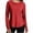 Red, variant on dazeni Women's Long Sleeve Shirts Quick Dry Athletic Shirts UPF 50  Sun Protection Flowy Hem Shirts for Hiking Fishing Workout Rash Guard Red 3X-Large