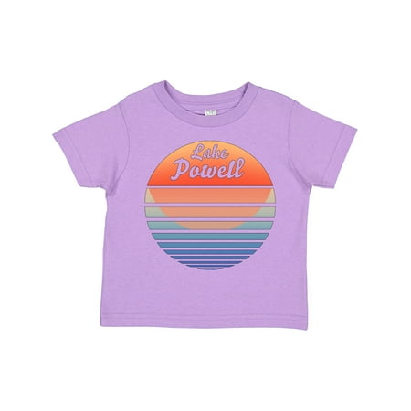 

Inktastic Lake Powell Retro Sunset Gift Toddler Boy or Toddler Girl T-Shirt