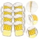 thumbnail image 2 of 4 Pcs Creative Glasses Beer Mug Shape Eyeglasses Fun Overflow Beer Cup Spectacles for Costume Party Festival Carnival(Golden), 2 of 5