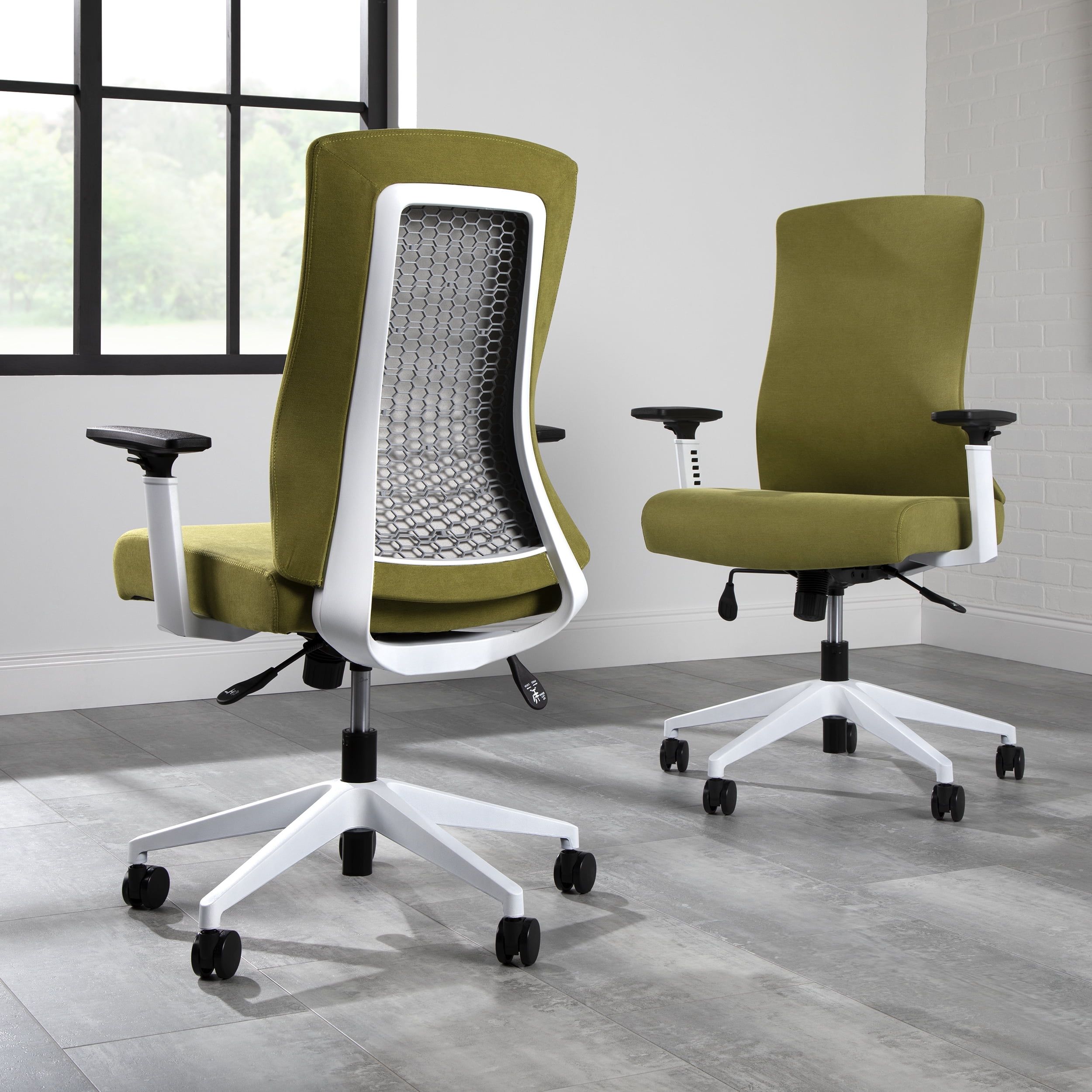 HON Basyx Commercial-Grade Hive Designer Task Chair, Moss Green (BSX144VA84W)
