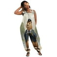 thumbnail image 6 of Police Rat Uniform Womens Casual Baggy with Pockets Trousers Casual Jumpsuit Sleeveless Suspender Overalls Romper, 6 of 8