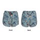 thumbnail image 3 of Balery Underwater Animals and Flowers Pantalones cortos deportivos para mujer con forro y dos bolsillos, elásticos, para entrenamiento, gimnasio, yoga-Large, 3 of 7