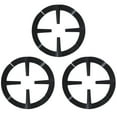 thumbnail image 1 of 3pcs Gas Stove Shelves Coffee Pot Holders Mocha Pot Racks for Kitchen (Black), 1 of 8