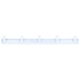thumbnail image 4 of Perchero de pared moderno y elegante con 5 ganchos para baño y sala de estar, color blanco, 4 of 14