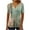 Pink, variant on ChaoHeng Women Blouses on Women's V-Neck Short Sleeve Pleated Casual Print Top