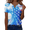 White(American Flag Stars Striped), variant on Iaqnaocc 4th Of July Womens Shirts Short Sleeve Button Up V-Neck Independence Day American Flag Stars Striped Tops Vintage 2026 Summer Festival Tee Tops Multicolor L