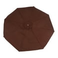 thumbnail image 4 of MLINS Vintage Outdoor Patio Umbrellas 230.00X230.00X0.10CM Coffee, 4 of 8
