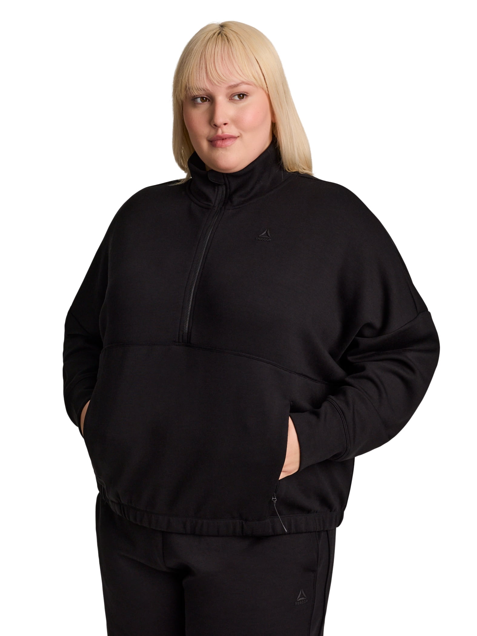 Reebok Women's Momentum 1/2 Zip Sweatshirt, Sizes XS-4X