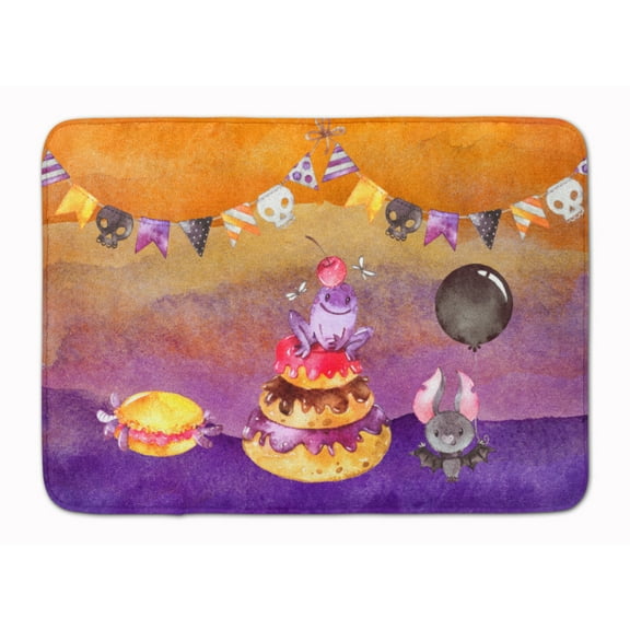 Halloween Sweets Party Machine Washable Memory Foam Mat