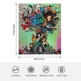 thumbnail image 4 of Suicide Harley Quinn Squad Blanket Luxury Soft Fuzzy Flannel Fleece Throw Blanket Decor Gift For Bed Sofa Couch Car 60x50in, 4 of 7