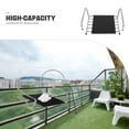thumbnail image 3 of HEMOTON Space-Saving Folding Clothes Drying Rack with Retractable Rails for Windowsill Laundry, Compact and Design, 3 of 7