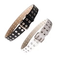 thumbnail image 6 of WRISTBIQUE 2-Pack Men's Genuine Belts with Double Row Button Design and Adjustable Air Holes for Comfortable Style, 6 of 8