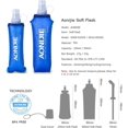 thumbnail image 3 of 2 x 250ml Collapsible Drinking Water Bottle, BPA Free, Sports Water Bottle, Foldable Flask, Leakproof, for Hydration Backpacking, Cycling, Mountaineer, 3 of 4