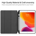 thumbnail image 6 of iPad 10.2" 2019 Case with Pencil Holder, iPad 7th Generation Case, Allytech Slim Shockproof Trifold Stand Folio Smart Cover Auto Sleep Wake Flexible TPU Back Cover for Apple iPad 10.2,Rose, 6 of 8