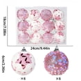 thumbnail image 3 of Shatterproof Christmas Ornaments, 12 Pack 6cm Sequin Foam Christmas Baubles Hanging Ornament Set, 3 of 5