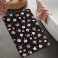 thumbnail image 2 of Pioneer Flower Floral Print Pattern Bathroom Rugs Mat, Non Slip Microfiber Bathroom Rug with Rubber Backing, Soft Mats for Bathroom Floor Tub Shower, 20"x32", 2 of 5