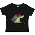 thumbnail image 3 of Inktastic Sunny Gator in Pink Sunglasses Boys or Girls Toddler T-Shirt, 3 of 5