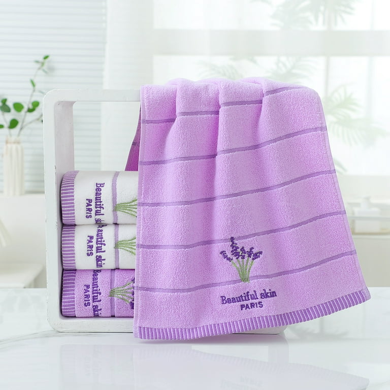 Home Bathroom Embroidered Cotton Guest Towel Face Towel Quick Dry Hand  Towels