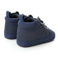 thumbnail image 6 of URMAGIC Infant Baby Boys Girls PU Leather High-Top Moccasins Soft Sole Shoes, 6 of 7