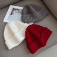thumbnail image 4 of 100% Wool Knit Beanie - Korean Style Stretchy Ribbed Hat for Men and Women, Soft Warm Unisex Winter Cap,29*22cm,soft pink, 4 of 13
