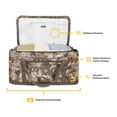 thumbnail image 3 of RTIC Road Trip Duffle Bag, Large, Water Resistant, Durable Fabric, Olive Midnight Camo, 3 of 7