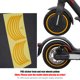 thumbnail image 4 of Adhesivo reflectante protector de cubos de rueda para scooter eléctrico M365 Pro 1s, 4 of 8