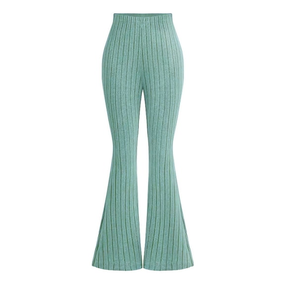 Girl Clothes Size 10-12 Pants Children's Elastic Waist Sport Casual Pants Solid Color Loose Fit Full Length Wide Leg for Fall Winter Spring