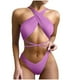 thumbnail image 2 of Trajes de baño para mujer, trajes de baño para mujer, bikini cómodo de moda para mujer, traje de baño de color liso para mujer, bikinis, traje de baño de nailon para mujer, 2 of 5