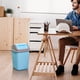 thumbnail image 5 of Amzcrzy Caja De Almacenamiento De Adornos, Bote De Basura Doméstico Con Tapa Abatible Que Bloquea Los Olores, Bote De Basura De Plástico Con Tapa Abatible De Gran Capacidad, 10 L, Contenedores De Alm, 5 of 6