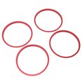 thumbnail image 1 of Embellecedor Del Anillo De Salida De Aire Acondicionado, Embellecedor Exterior Del Anillo De Ventilación De CA, Color Duradero, 4 Piezas Rojo Elegante Para 2016 A 2023, 1 of 7