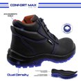 thumbnail image 4 of Zapato de Seguridad WSM, Ergonómico y muy ligero. Con Casquillo de Policarbonato. Bota de trabajo. Es un calzado Industrial inyectado directo al corte dieléctrico y antiderrapante. Est. 2958-MI WSM 2958MI-NGO300, 4 of 4