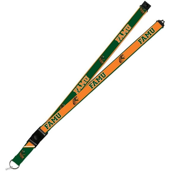 Florida A&M Rattlers Lanyard Keychain 2-sided Breakaway Clip University