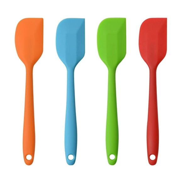 4pcs Silicone Spatulas,11 inch Rubber Spatula Heat Resistant Seamless One-Piece